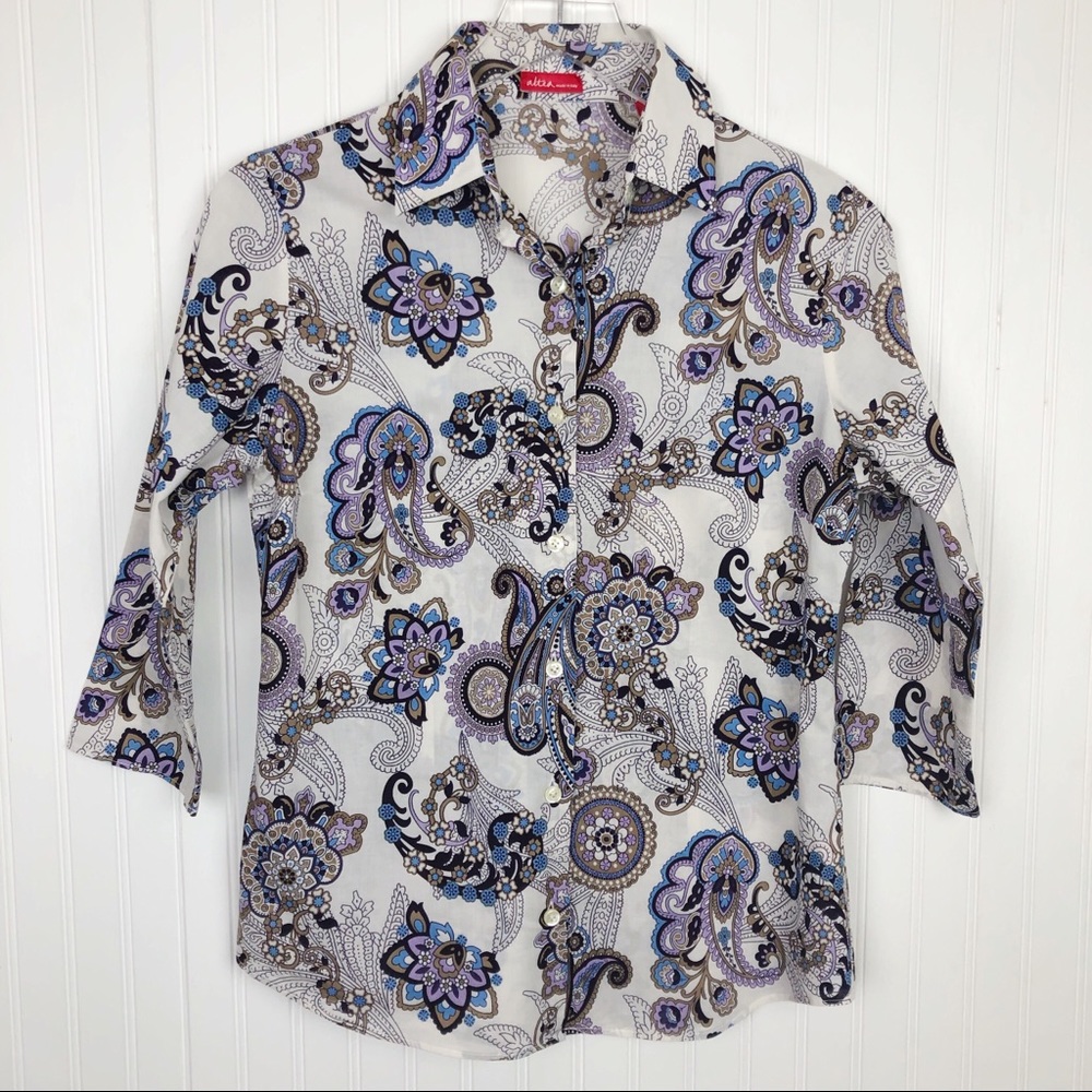 Altea Paisley Floral Top